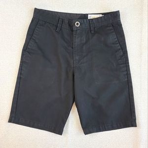 Volcom Youth Size 29 True To This Chino Shorts Black